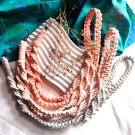 GANTUNGAN Macrame Lanyard ID Card Holder/Hanging Rope/Macrame/handmade