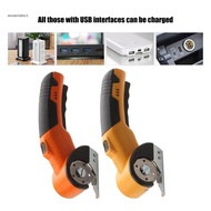 EC Rotary Blade Textile Trimming Machine Electric Cordless Fabric Scissors With Protective Cover For