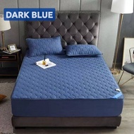 3PCS COTTON BEDSHEET HILTON QUILT