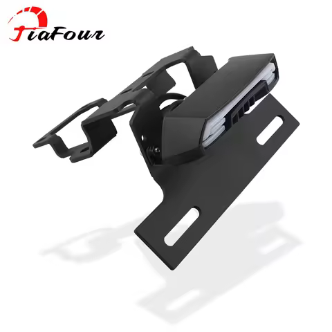 License Plate Holder For KLX230 KLX230R KLX230SM 2021-2024 Motorcycle Tail Light Turn Signal Bracket