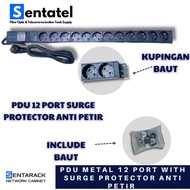 Sentarack - PDU Power Distribution Unit 12 Socket With Surge Protector