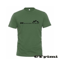 For BMW G310GS R1200GS R1250GS R1150GS F800GS F850GS F750GS F700GS LOGO 100% Cotton Summer Short Sle