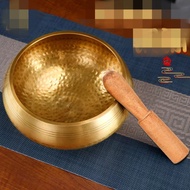 LARGE Cleansing bowl Brass LARGE Brass singing bowl with wooden stick Large bronze blessing bowl