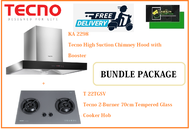 TECNO HOOD AND HOB BUNDLE PACKAGE FOR ( KA 2298 &amp; T 22TGSV ) / FREE EXPRESS DELIVERY