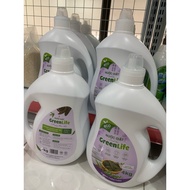GreenLife Laundry Detergent with Rosemary Fragrance 4l – Foam Melts Fast, Easy to Rinse, Non-Greasy,
