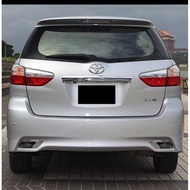 Toyota wish 2012 rear bumper