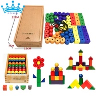 Always string, string string, string large wooden beads