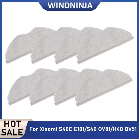 Washable Mop Cloth Accessories For Xiaomi S40 OV81/H40 OV51/S40C E101 Robot Vacuum Cleaner Mop Pads