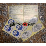 Enkei Rim Sticker Spec Rp01, Rp02, Rpf1 or Other All Size