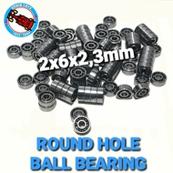 Tamiya round hole ball bearing 6mm 620 2x6x2.3mm thin inlet regulation (1pcs) ball bearing 620 tamiy