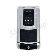 V77 โลหะหรูหราโทรศัพท์มือถือ Dual ซิมการ์ดบลูทูธ 2G เครือข่าย Speed Dial Magic Voice มือถือพับได้