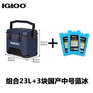IGLOO Outdoor Cooler Insulated Thermal Box PU Refrigerator Ice Bucket Camping Vehicle Mounted Fishin