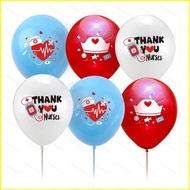 B4 10PCS THANK YOU NURSE balloons Doctor nurse graduate birthday party decoration space layout suppl