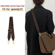 Canvas shoulder strap，Adjustable crossbody bag strap，Fit for lv speedy 25，Boston bag strap
