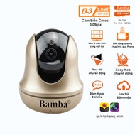 BAMBA B3 3.0 WIRELESS IP CAMERA 3.0 MPX SENSOR CONNECTED BY APP