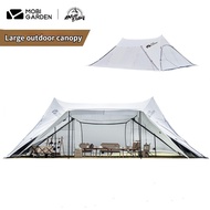 Outdoor Awnings Large A Tower Canopy Gazebo Camping Tent Travel Windproof Rain Proof Sunshade Tarp Camping Supplies 大帐篷