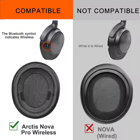 Nova Pro Wireless Cooling Gel Replacement Ear Pads - Compatible with Steelseries Arctis Nova Pro Wir