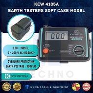 KYORITSU 4105A Digital Earth Tester Multimeter Resistance Meter (Soft Case) (KEW 4105A)
