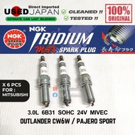 USED Japan NGK Iridium MAX Spark Plug - Mitsubishi 3.0L 6B31 SOHC 24V MIVEC for Outlander 3000 Pajer