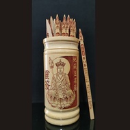 Lottery Temple Buddhist Supplies Ksitigarbha Bodhisattva Seeking Lottery Tube with a Lottery Book Lo