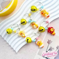 GANTUNGAN YELLOW DUCK KEY RING UPSET DUCK KEYRING UGLY DUCK