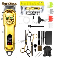 Clipper ผมไร้สาย USB Clipper ผมแบบชาร์จไฟได้เครื่องมือร้านทำผม Clipper ผม Trimmer