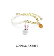 สร้อยข้อมือกระต่าย SWAROVSKI ZODIAC RABBIT GIRL ZODIAC BUNNY NATAL YEAR Gild
