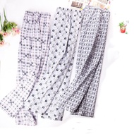 COD Cotton Pajamas Pants for Men Women Plus Size Sleepwear Pants Fashion Boys Girls Pajama Pants Pajamas Trousers Casual Sleepwear Nightwear Homewear Adults Pant 40-100KG PHSS