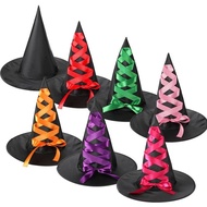 Halloween Witch Hat Black Oxford Cloth Witch Hat Party Holiday Witch Hat Halloween Witch Hat 0818