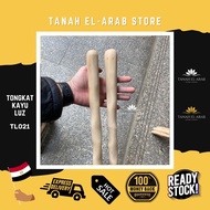 🔥Ready Stock 🔥 Tongkat Kayu Luz Original Import Mesir TL021 Putih Straight kukuh berkualiti