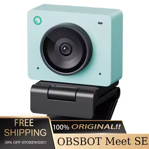 OBSBOT Meet SE 1080P 100FPS PC Webcam AI Framing Gesture Control HDR Beauty Mode 1/2.8" Sensor Live 