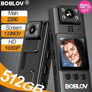 Boblov A24 /A23/ A22 Body Mini Sports Action Police Camera HD 1080P 128GB 2200MAH With Night Vision 