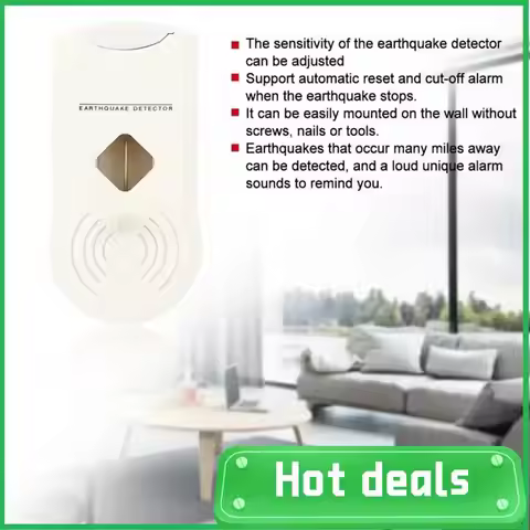 Detector P Wave Earthquake Get Early Warning Of Impending Earthquake Alarms Earthquake Detector For 