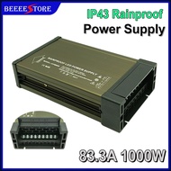 12V 1000W Rainproof LED Power Supply For LED Light Driver
