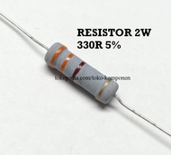 Resistor 330R 2W 330ohm 5% 330 ohm 2watt 330R 2 Watt 330 R