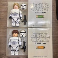 ($1280 / each) Medicom Toy 2005 Tomy Star Wars 400% Kubrick Stormtrooper (Luke Skywalker / Han Solo)