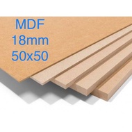 18mm MDF board (50x50)cm, MDF plywood, MDF wood board, MDF plywood