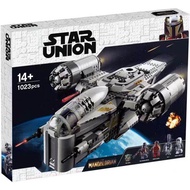 LEGO Star Wars 75243 Bounty Hunter Spaceship Slave 1 Battleship 75060 Assembled with Chinese Buildin