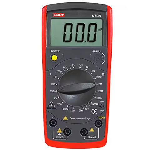 UT601 Digital Inductance Capacitance Meters Insulation Tester Meter 20uH-2000H, 200pF-20mF