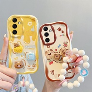 Phone Back Case For Samsung Galaxy M54 F54 5G Luxury Fashion Cute Cartoon Puppy Dog Soft Silicone Ph