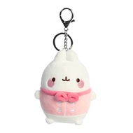 Aurora® Playful Molang Chef Molang Keychain Stuffed Animal - Adorable Characters - Playful Fun - Pin