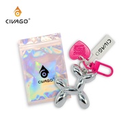 CIVAGO Cute dog-shaped thermos cup pendant as a gift for doublebag