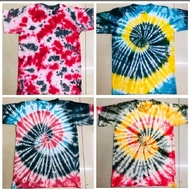 Tie Dye Batik T-Shirt for Men & Women | Random Color | Size S-6XL | Casual Cotton Tee
