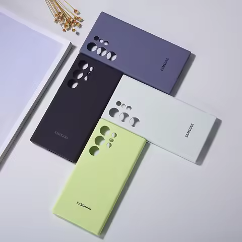 S24 Ultra Case Liquid Silicone For Magsafe Magnetic Case Wireless Charging Protecive Cover For Samsu
