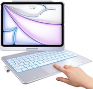 แป้นพิมพ์สัมผัสเคสสำหรับไอแพดแอร์11นิ้ว (M3 2025 / M2 2024) และ iPad Pro 11 (รุ่นที่4/3/2/1st): แทร็