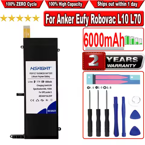 HSABAT 6000mAh AEC4547154-251P Battery for GPD Pocket 3 Pocket3 P3 Laptop