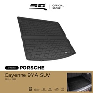 3D Mats ถาดท้ายรถยนต์ PORSCHE CAYENNE (9Y0) 2019 - 2025 พรมกันลื่น พรมกันนํ้า พรมรถยนต์