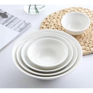 White ceramic D'bowl 6 / 7 / 8 /9 inch