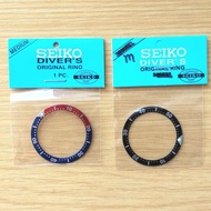Seiko Divers Ring Aluminum Ring Dial 10Bars Medium Red&bllue BLack 7S26 4206