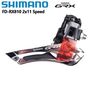 Shimano GRX RX810หน้า Derailleur 2X11S Braze On FD Down SWIFT สำหรับจักรยานเสือหมอบกรวด Shifter 22Sp